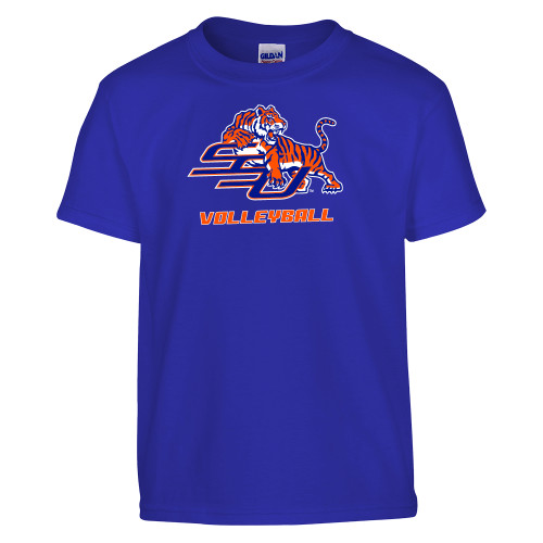  Youth Royal T Shirt - Volleyball