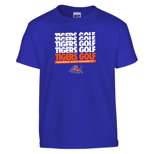  Youth Royal T Shirt - Golf Design