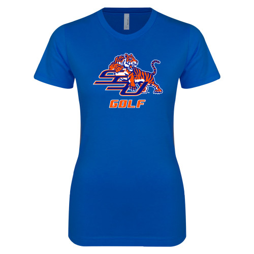  Next Level Womens Royal Boyfriend Tee - Golf
