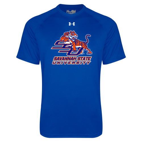  Under Armour Royal Tech Tee - Official Logo