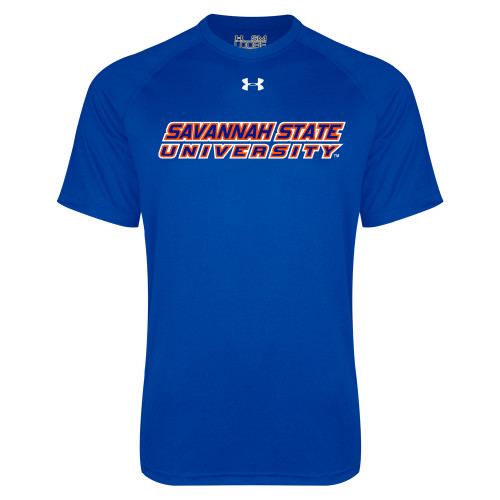  Under Armour Royal Tech Tee - Horizontal Mark