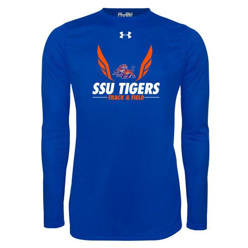  Under Armour Royal Long Sleeve Tech Tee - Track & Field Design