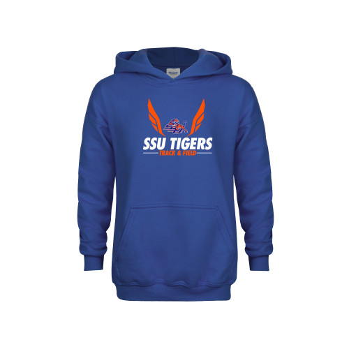  Youth Royal Fleece Hoodie - Track & Field Design