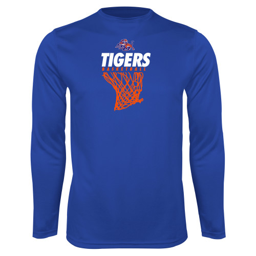  Royal Performance Long Sleeve Shirt - Basketball Net Design