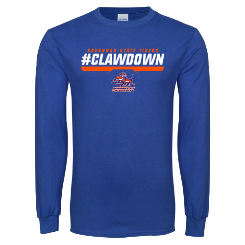  Royal Long Sleeve T Shirt - #CLAWDOWN