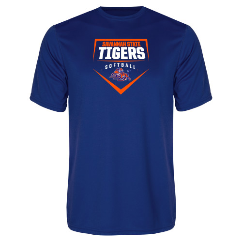  Royal Performance Tee - Softball Plate Design