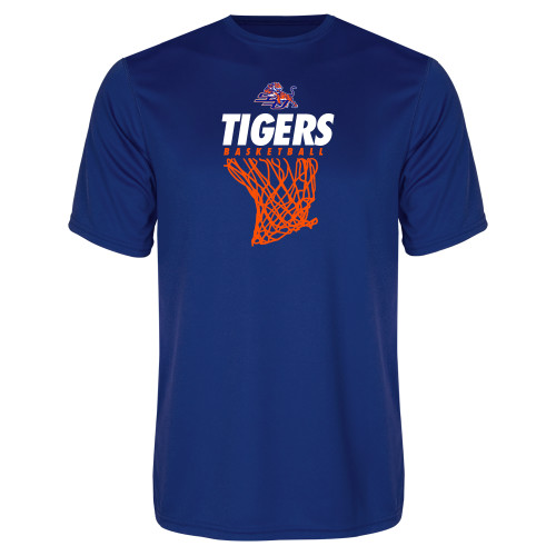  Royal Performance Tee - Basketball Net Design