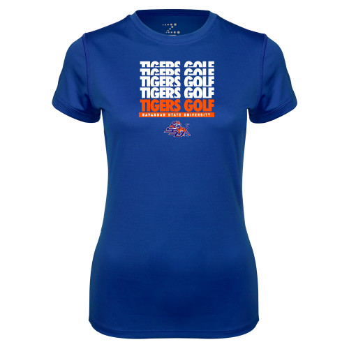  Womens Royal Performance Tee - Golf Design