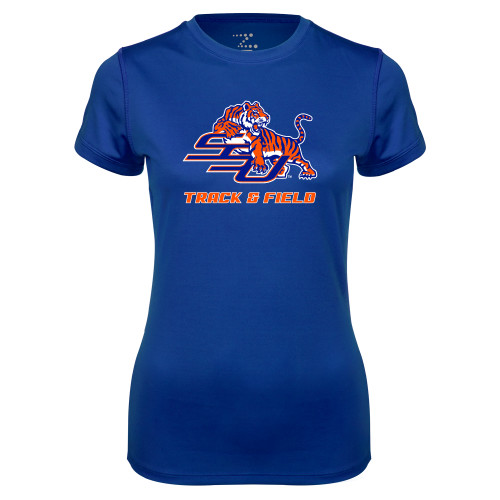  Womens Royal Performance Tee - Track & Field
