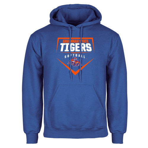  Royal Fleece Hoodie - Softball Plate Design