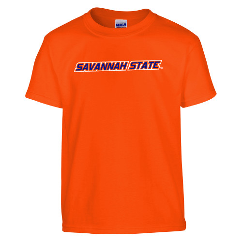  Youth Orange T Shirt - Wordmark