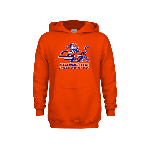  Youth Orange Fleece Hoodie - Official Logo