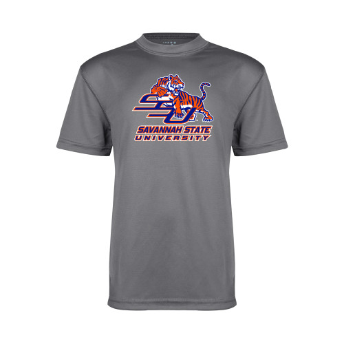  Youth Performance Grey Concrete Tee - Official Logo