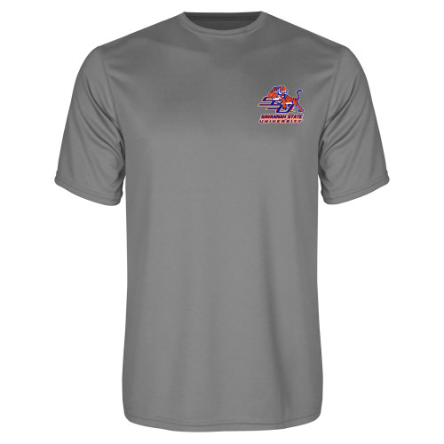  Grey Concrete Performance Tee - Official Logo