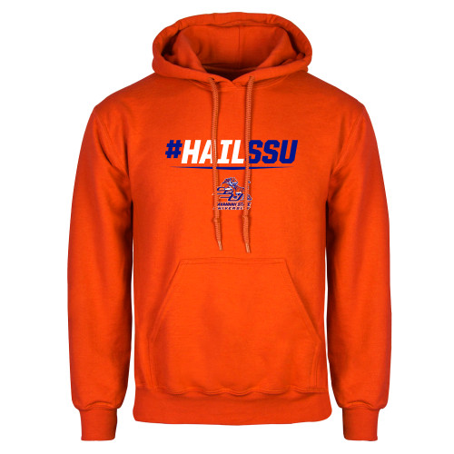  Orange Fleece Hoodie - #HAILSSU