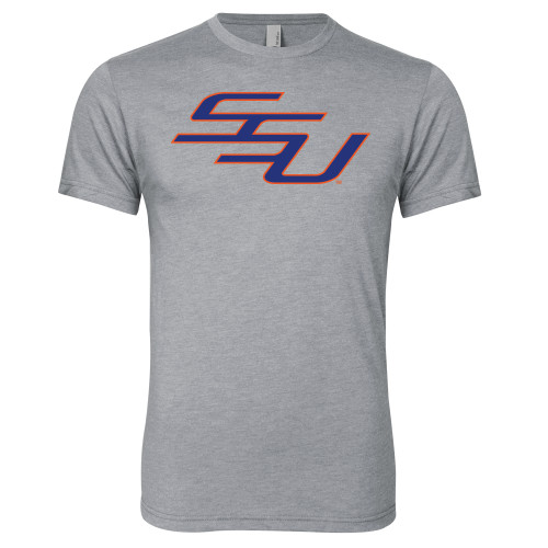  Next Level Heather Grey Triblend Tee - SSU
