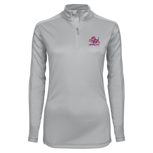  Syntrel Womens Platinum Interlock 1/4 Zip - Official Logo