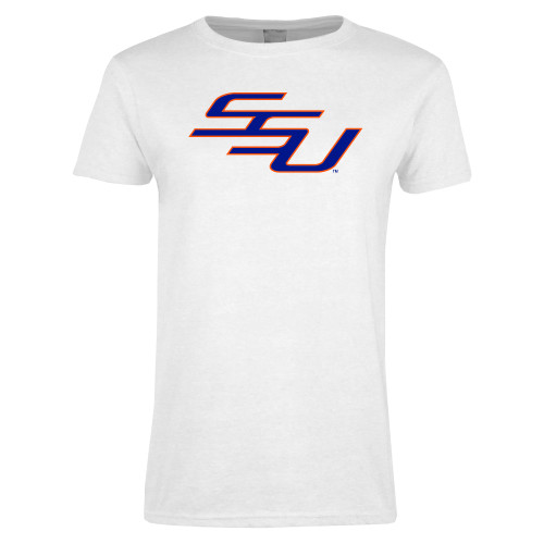  Womens White Short Sleeve Tee - SSU