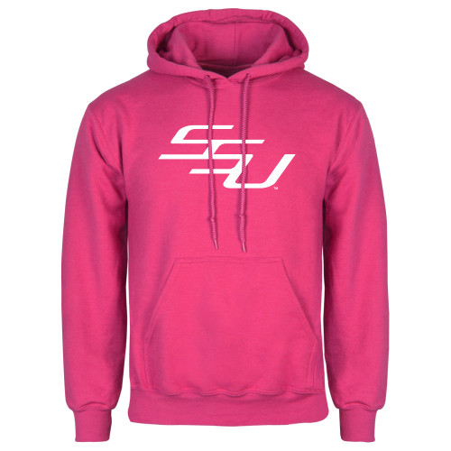  Womens Fuchsia Fleece Hoodie - SSU