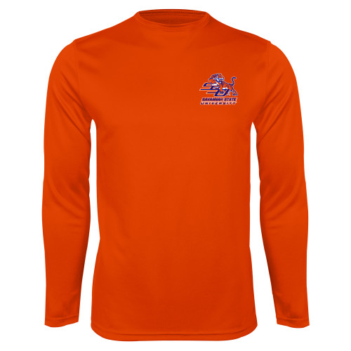 Main Image for  Orange Performance Long Sleeve Shirt