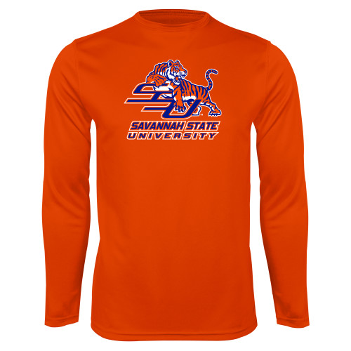 Main Image for  Orange Performance Long Sleeve Shirt