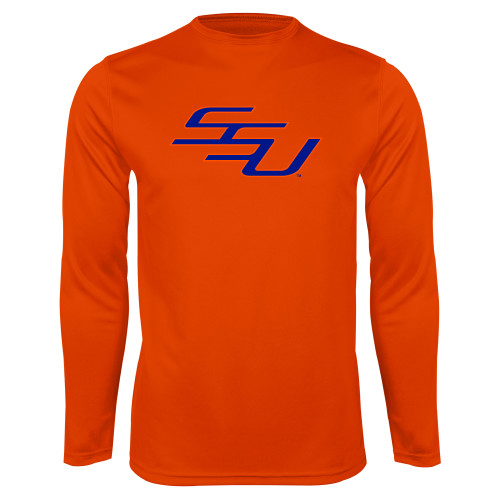 Main Image for  Orange Performance Long Sleeve Shirt