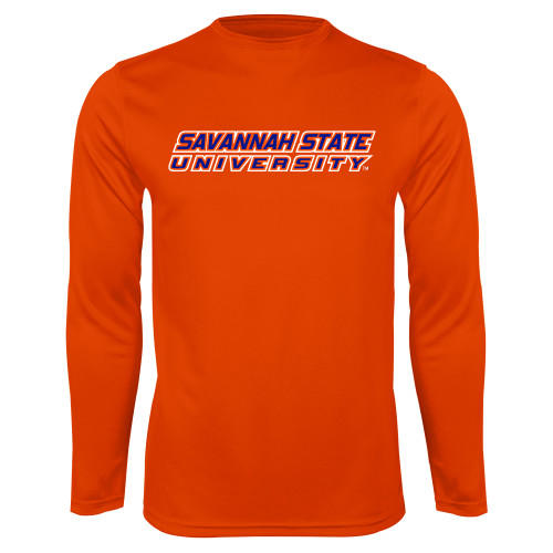 Main Image for  Orange Performance Long Sleeve Shirt