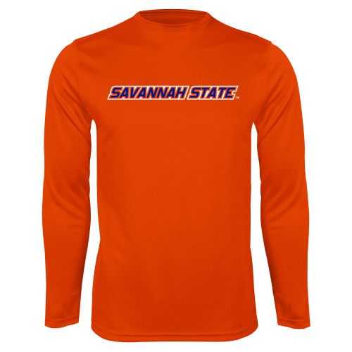 Main Image for  Orange Performance Long Sleeve Shirt