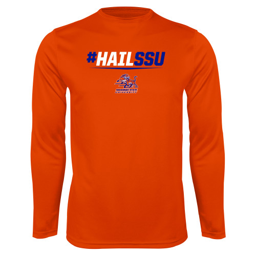 Main Image for  Orange Performance Long Sleeve Shirt