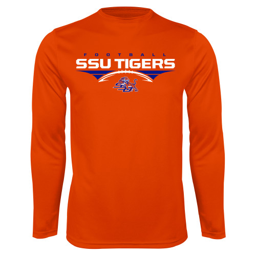 Main Image for  Orange Performance Long Sleeve Shirt
