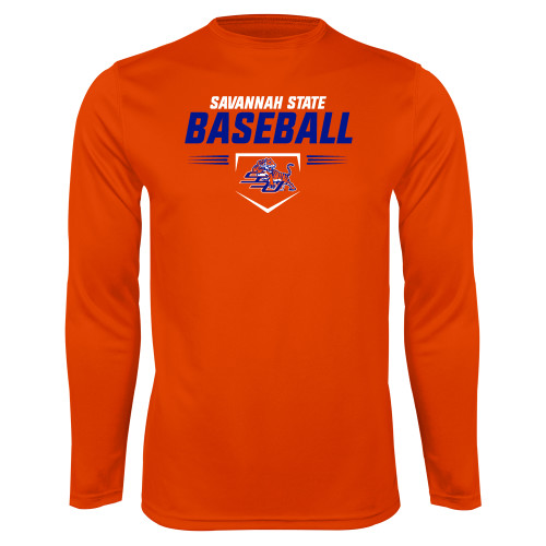 Main Image for  Orange Performance Long Sleeve Shirt