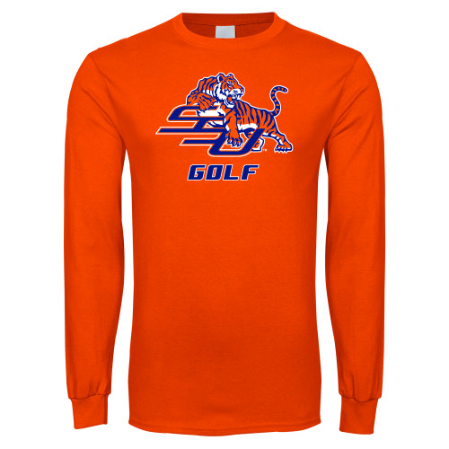  Orange Long Sleeve T-Shirt - Golf