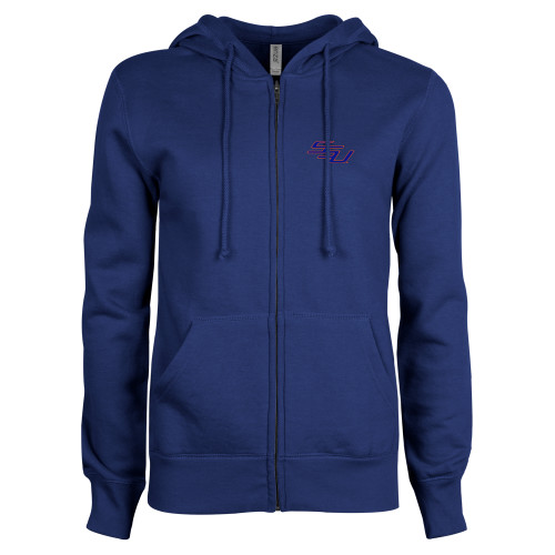  ENZA Womens Royal Fleece Full Zip Hoodie - SSU
