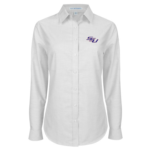  Womens White Oxford Shirt - SSU