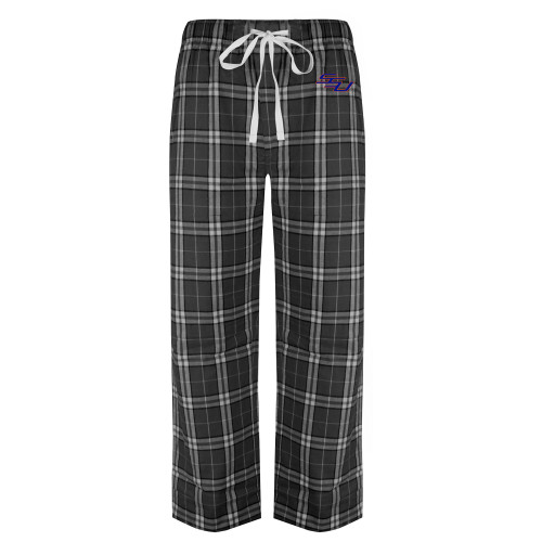  Black/Grey Flannel Pajama Pant - SSU