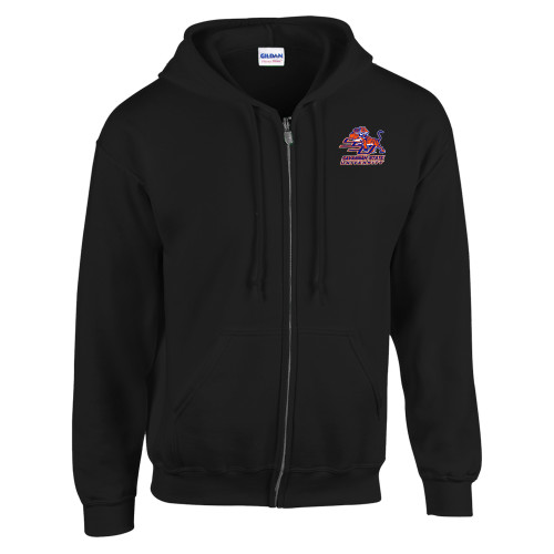  Black Fleece Full Zip Hoodie - Official Logo