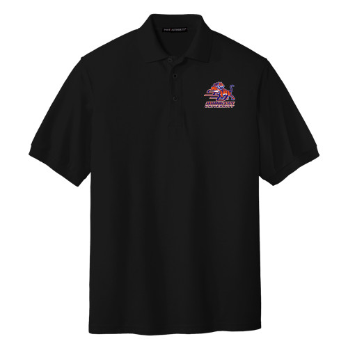  Black Silk Touch Polo - Official Logo