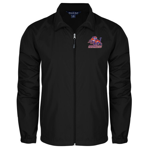  Black Full Zip Wind Jacket - Official Logo