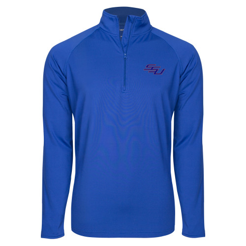  Sport Tek Royal Sport Wick Stretch 1/2 Zip Pullover - SSU