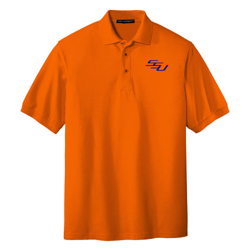  Orange Silk Touch Polo - SSU