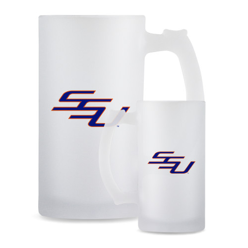  Full Color Decorative Frosted Glass Mug 16oz - SSU
