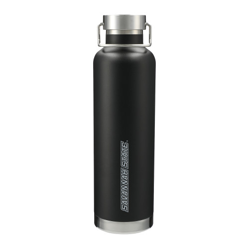  Thor Copper Vacuum Insulated Black Bottle 32oz - Wordmark Engraved