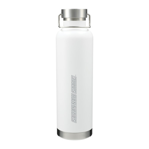  Thor Copper Vacuum Insulated White Bottle 32oz - Wordmark Engraved