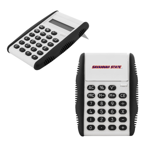  White Flip Cover Calculator - Wordmark
