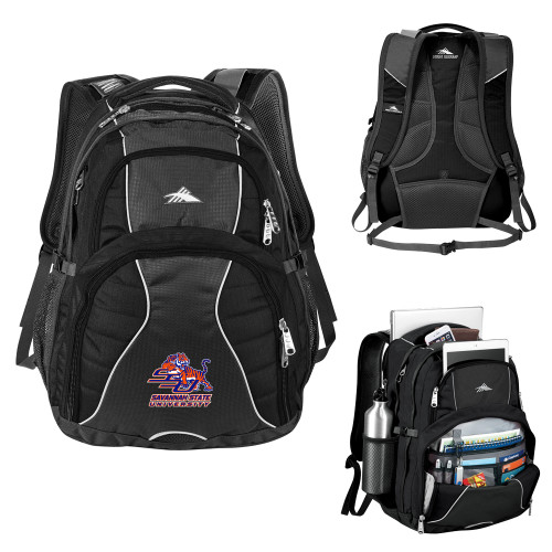  High Sierra Black Swerve Computer Backpack - Official Logo