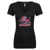 Thumbnail image for  Next Level Womens Black Ideal V Tee