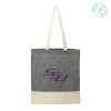 Thumbnail image for  Split Recycled Black Cotton Twill Convention Tote