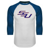 Thumbnail image for  White/Royal Raglan Baseball T Shirt