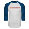 Thumbnail image for  White/Royal Raglan Baseball T Shirt