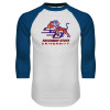 Thumbnail image for  White/Royal Raglan Baseball T Shirt